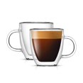 thumbnail image 1 of HLONK Verres Isolés à Double Paroi Tasses à Espresso (Ensemble de 2) - 5.4 Onces, 1 of 4