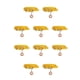 thumbnail image 3 of Greeniant Collar para perro, tamaño compacto, placa de identificación personalizada para cachorros, diseño ligero, artesanía exquisita, Amarillo 10Conjunto, 3 of 6