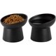 thumbnail image 1 of Cuenco para gatos elevado cuenco para gatos inclinado cuenco para mascotas de cerámica para gatos y perros pequeños apto para lavavajillas y microondas juego de 2 negro, 1 of 6
