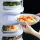 thumbnail image 4 of Protector Térmico de Alimentos, Transparente Apilable A Prueba de Polvo, Contenedor de Almacenamiento de Alimentos Sobrantes, Organización de Cocina, 4 of 5