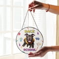 thumbnail image 2 of Back to School Cute Pitbull Stained Glass Suncatcher Terrier Dog Lover Window Hanging Sign Decor - 13010, 2 of 5