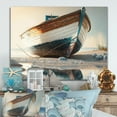 thumbnail image 2 of Designart Boat On Shore I Canvas Wall Art, 2 of 5