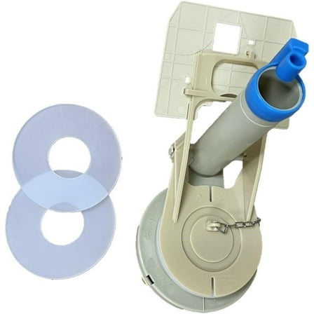 Toto THU128 Replacement Flush Valve Assembly with 2 Extra Silicone Seals by Nuflush