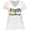 AA-White, variant on Inktastic Merry Christmas Rainbow Holiday Lights Women's Plus Size V-Neck T-Shirt