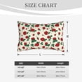 thumbnail image 4 of Xecao Rose Flowers for Decorative Throw Pillow Case for Couch,Sofa or Bed Set,Pillow Cover for Sofa Home Decor Ideal Gift-16"x24", 4 of 6