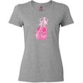 thumbnail image 3 of Inktastic Ballet Shoes, Ballet Slippers, Ballet Dance - Pink Women's T-Shirt, 3 of 5