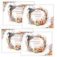thumbnail image 1 of Halloween Placemats Set of 4 12x20 Inch Washable Wipeable Place Mat for Party Kitchen Dining Home Decor, 1 of 5