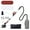 Red, variant on 780W Electric Drywall Sander with Vacuum Dust Collection, 6.5A Variable Speed (900-1800RPM) Dustless Floor & Ceiling Sander, LED Light, Extendable Handle & 6 Sandpapers