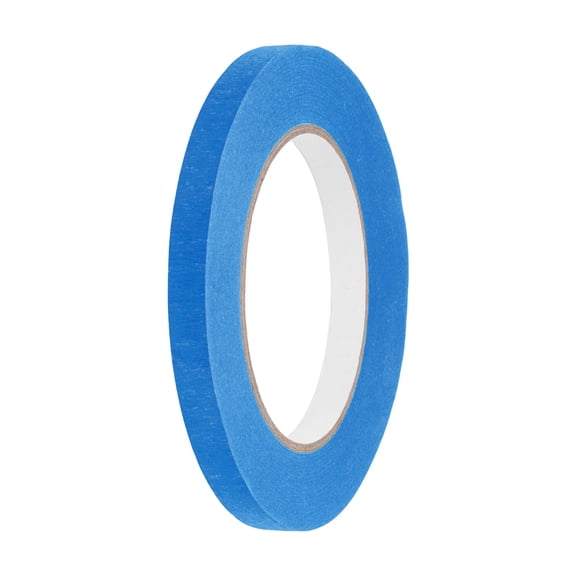 3/8" x 54.5 Yard Colorful Masking Tape Crepe Paper Masking Tape, Dark Blue