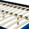 thumbnail image 5 of Sutton Twin Performance Velvet Bed Frame Navy, 5 of 6