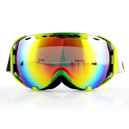 Ediors Windproof Snowmobile Ski Snow Goggles Eyewear  - Anti Fog Double Lens All Mountain / UV Protection (105-2, Revo (Best Volkl All Mountain Skis)