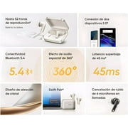سماعات Realme Buds Air 7، مشغلات جهير ديناميكية مقاس 12.4 مم، وقت تشغيل 52 ساعة، 52 ديسيبل هجين ANC، 6 ميكروفون ENC، زمن انتقال منخفض 45 مللي ثانية، صوت مكاني 360، LHDC عالي الدقة، مقاومة للغبار والماء IP55، BT v5.4 - أرجواني لافندر