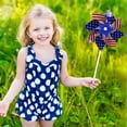 thumbnail image 2 of pdqouc 10 PCS American Flag Patriotic Windmill Wind for Yard Garden Fourth Of July Independence Day Party Decorations American Flag Home Parties Supplies, 2 of 6