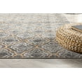thumbnail image 3 of Well Woven Rohen Grey Golden Rust Moroccan Trellis Modern Area Rug 8x10 (7'10" x 9'10"), 3 of 7