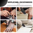 thumbnail image 4 of Cuchillo para techos Lizenoz de hoja fija negra con funda de almacenamiento, 4 of 6