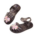 thumbnail image 6 of Eltusu Girls Jellies, Soft Bottom PVC No Slip Summer Casual Jelly Shoes Black Size 9.5(Little Kids), 6 of 8