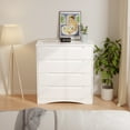 thumbnail image 4 of Asofer 4 Drawer Dresser for Bedroom, Office, Living Room, Hallway, White, 4 of 11