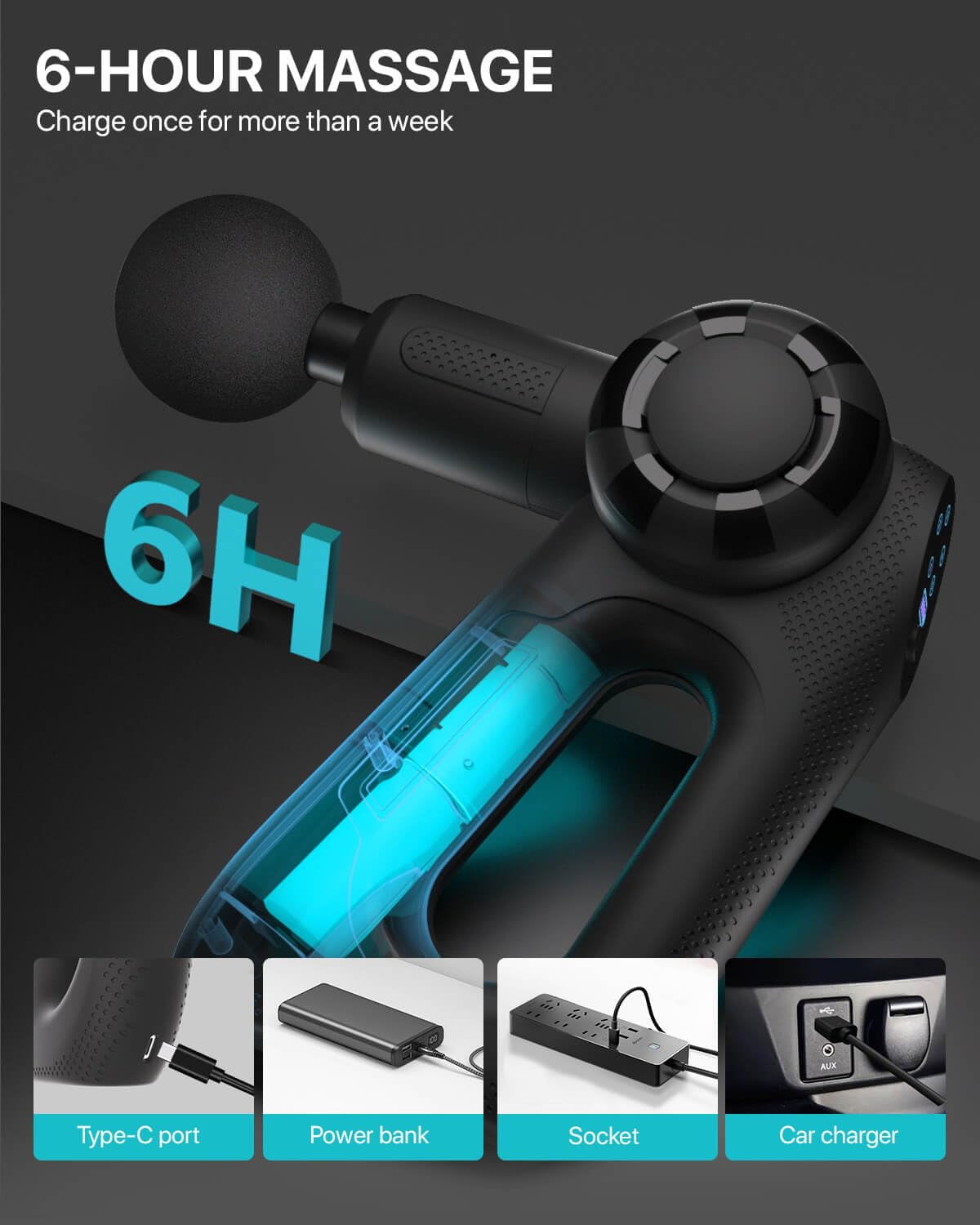 FITRX PRO MASSAGE GUN Tzumi®