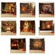 thumbnail image 5 of Injueey Acentos caseros elegantes de la manta de la Navidad de la chimenea del poliéster para la decoración de la Navidad elegante Kits de decoración para fiestas GT878 200x150cm, 5 of 6
