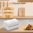 thumbnail image 2 of 3 in 1 Vacuum Sealer Machine Portable Sealing Machine for Kitchen Food Storage, 2 of 8