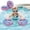 CE6, variant on EVA Water Fitness Board Set of 2 – Handheld Swimming Training Float for Adults Kids – Aquatic Exercise Floating Discs with Handle for Pool Workout