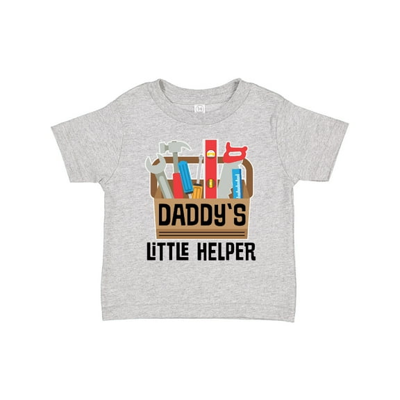 Inktastic Daddys Little Helper Tool Box Boys or Girls Toddler T-Shirt