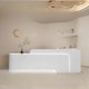 thumbnail image 4 of Luxury Modern Reception Desks Mobile Futuristic Executive Lectern Reception Desks Shop Mostrador Recepcion Bar Furnitures My Lux Decor Round, 4 of 6