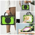 thumbnail image 6 of for Lenovo Tab M8 4th Gen Case 8 inch 2024/2023, 360 Rotating Shockproof Cover with Stand, Handle, Shoulder Strap, Lime Panel, 6 of 7