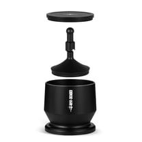 kitchenware,With Blind Container Press Coffee Picker Cup Kitchenware Alloy Shaker Coffee Shaker Espresso Container Black 51-54mm