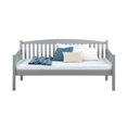 thumbnail image 3 of Acme Furniture Wood Daybed with Slatted Panels, Twin, grey, 3 of 7