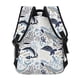 thumbnail image 4 of Easygdp Sea Animal Mochila Ergonómica Versátil para Laptop - Múltiples Bolsillos, Correas Ajustables, Unisex para Escuela, Viajes y Actividades al Aire Libre-One Size, 4 of 5