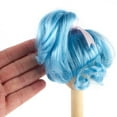 thumbnail image 2 of Monique Synthetic Mohair Turquoise Coco Doll Wig, 2 of 4