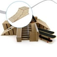 thumbnail image 4 of BELOVING Finger Skateboard Ramp Set Accessories Desktop Ornament Wooden Children Kids Slope, 4 of 6