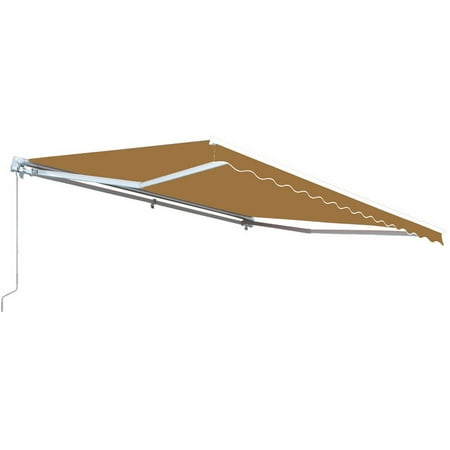 ALEKO Retractable Motorized Patio Awning, 16' x 10', Sand Color