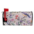 thumbnail image 2 of Yayeee Mailbox Cover Magnetic Standard Size Post Box Cover Wrap Decor, Purple Floral Pattern, 2 of 9