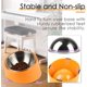 thumbnail image 5 of Cuenco inclinado de 15° sin desorden para perros y gatos, comedero para perros con ángulo inclinado, antideslizante y antiderrames, más fácil de alcanzar la comida S/0,5 taza naranja brillante, 5 of 5