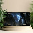 thumbnail image 4 of Enchanted Moonlit Forest Front License Plate, Metal License Plate, Funny Standard Plates Personalized Novelty Decorative For Men/Women/Boys/Girls Car 6×12 Inch, 4 of 6