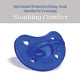 thumbnail image 5 of Chicco PhysioForma® One-Piece Silicone Pacifier, 16-24 Months, 2pk - Blue/Green, New, 5 of 10