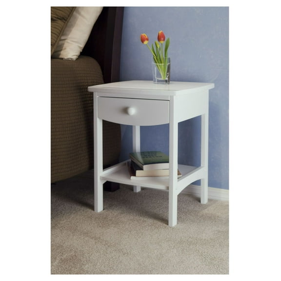 Accent Table White Finish