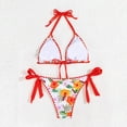 thumbnail image 4 of Haivin Women's Two-Piece Bikini, Fashion Print with Tie Side, Beach Swimwear for Vacation and Seaside, 4 of 5
