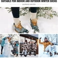 thumbnail image 7 of 5 Pairs Women's Solid Mid-Calf Socks - Cozy Fall Ankle Socks for Boots & Leggings, Retro Slouchy Scrunch Knit Crew Socks, 7 of 7