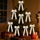 thumbnail image 1 of Decoraciones navideñas, lazos de terciopelo para árbol de Navidad, guirnaldas, lazos de terciopelo con lazos, decoración colgante, decoración de jardín, decoración navideña, decoración de Halloween., 1 of 5