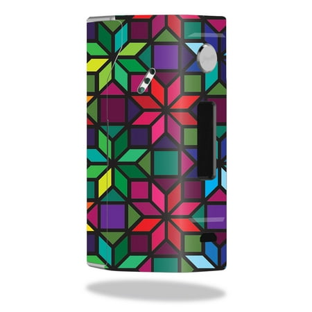 MightySkins Skin Compatible With Wismec Reuleaux RX200 – Action Fish Puzzle | Protective, Durable, and Unique Vinyl Decal wrap cover | Easy To Apply, Remove, and Change Styles | Made in the