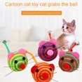 thumbnail image 2 of 6 uds. Bola de arcoíris con forma de ratón con campana, juguete para gatos, Color aleatorio (nailon) Likrtyny Para estrenar, 2 of 9