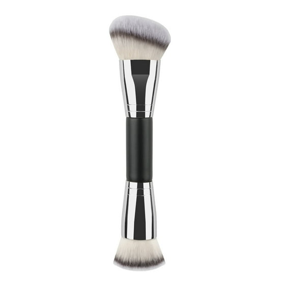 Duals-Ended Cream   Powder Brush,2 in 1 Makeup Brushes for Blending and Application Of Liquid,Powder,Cream and Blusher
