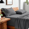 thumbnail image 1 of Washed King Sheet Set Premium UltraSoft Microfiber Bed Sheets Double Brushed Hypoallergenic Stain (King Washed Pebble Beach), 1 of 7