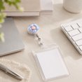 thumbnail image 6 of Retractable Flower Badge Holder For Nurse, 3D Cartoon Flora Chest Card Clip With Easy Pull Buckle, 6 of 6