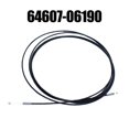 thumbnail image 2 of Trunk Lid Release Cable Replacement 64607-06190 Auto Parts Black Car Accessories Kit Metal for 2012-, 2 of 5