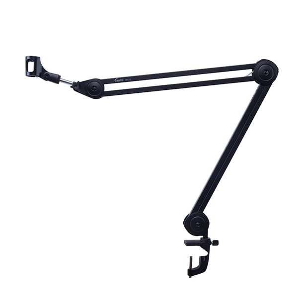 Micrófono GUITTO GMS-03 Soporte de micrófono de escritorio Soporte de brazo plegable ajustable de gran tamaño para micrófono dinámico/condensador Soporte de brazo de micrófono resistente con soporte a