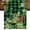 Green DarkGreen, variant on Table Runners 70 Inches Long Dress Scarves, St. Patrick's Day Farmhouse Coffee/Dining/Kitchen Table Decor, Holiday Table Runner, Shamrocks Green Boots Bools Farm Plaid 13x70 Inch